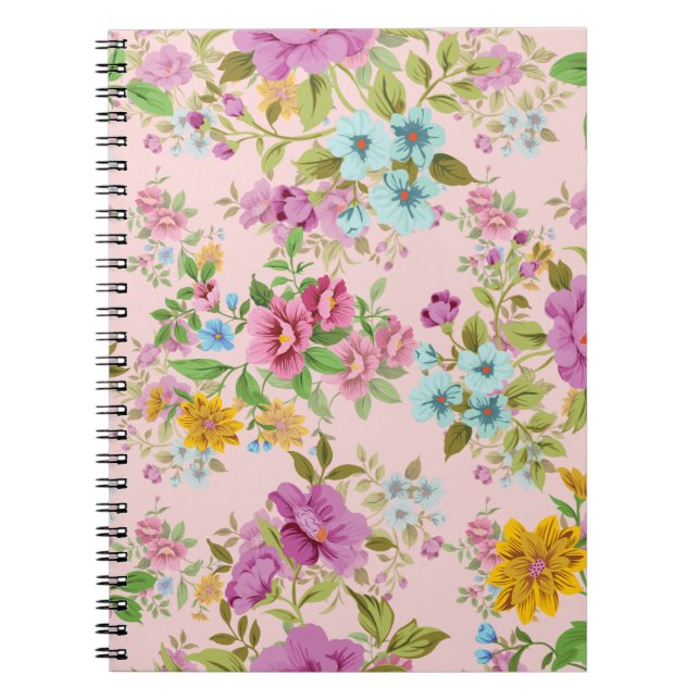 Carnet Tablier à fleurs (Devant)