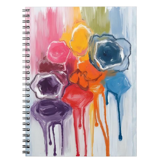 Carnet Tache de peinture | Peinture d'artiste à l'aquarel (Devant)