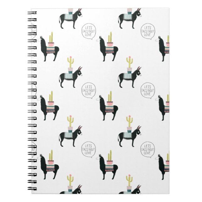 Carnet Taco à propos d'amour (Devant)