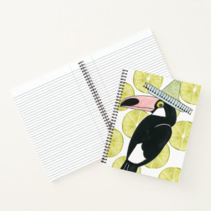Carnet Taco à propos d'amour Toucan Sombrero