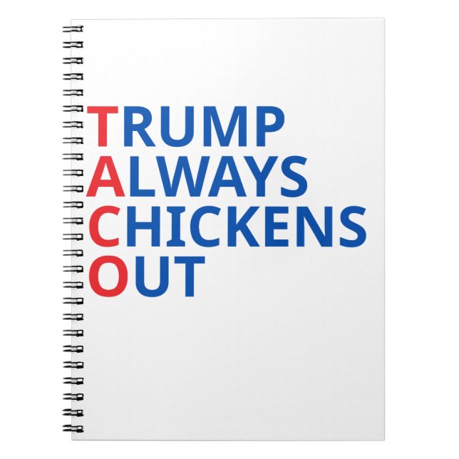 Carnet Taco trump (Devant)