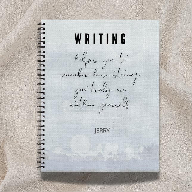 Carnet Tactile Natural Fiber Linen-Look Icy Blue (Créateur téléchargé)