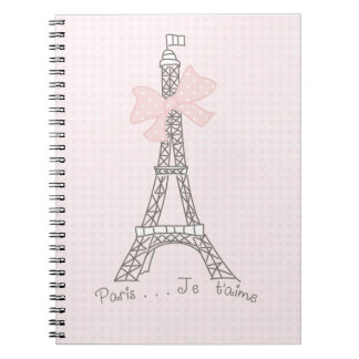 Carnet T'aime de je de Paris