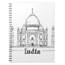 Taj Mahal Vacances Dessin Vacances Art Voyage