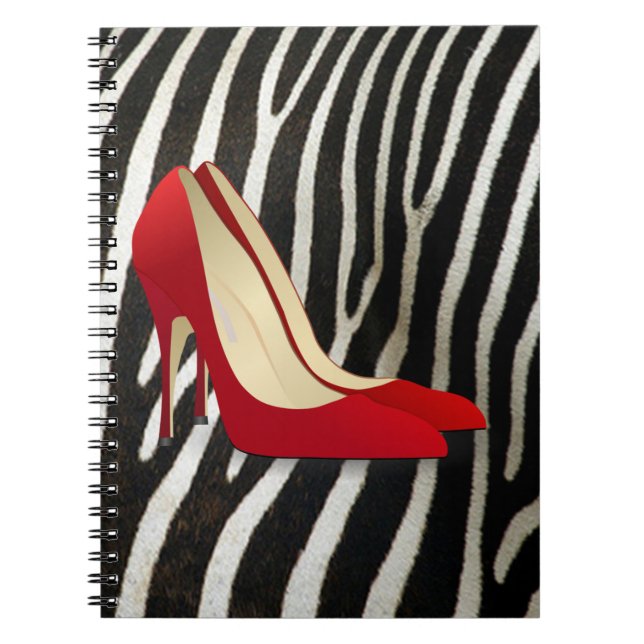 Carnet talons hauts rouge (Devant)