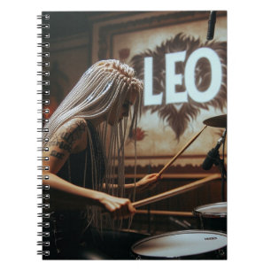 Carnet Tambours de musiciens Leo Zodiac