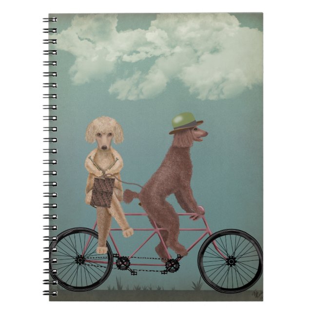 Carnet Tandem de caniche (Devant)