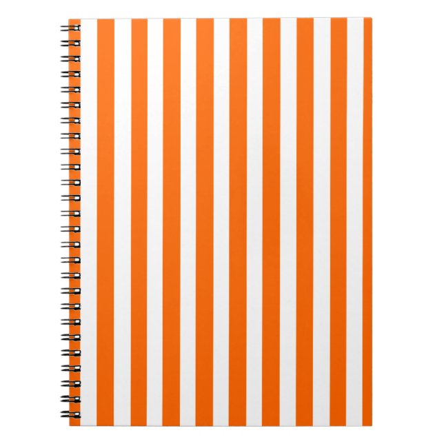 Carnet Tangerine - Grandes lignes modernes (Devant)