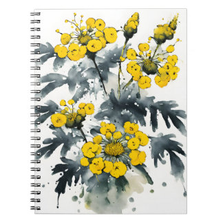 Carnet Tansy - Watercolor flowers