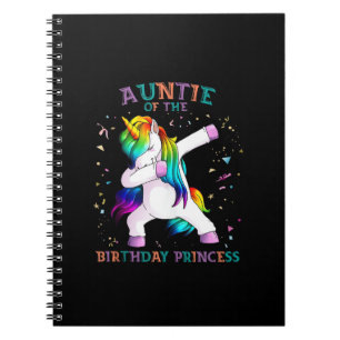 Carnet Tante d'anniversaire Princesse Dab Unicorn Tante R