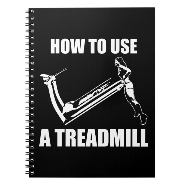 Carnet Tapis de course - Entraînement de nouveauté amusan (Devant)