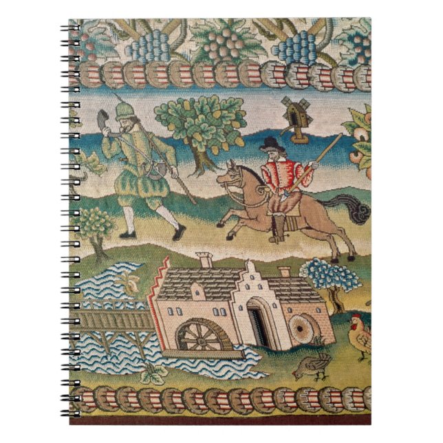 Carnet Tapis de Tableau de Bradford, détail des scènes de (Devant)
