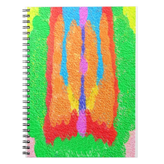 Carnet Tapis et chiffons Art pur abstrait suprême (Devant)