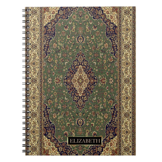 Carnet Tapis Oriental Perse Turc encadré (Devant)