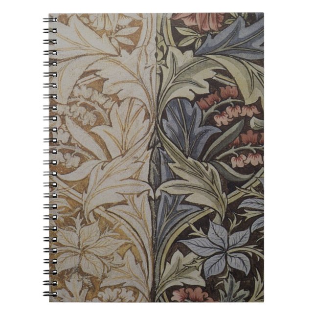Carnet Tapisserie de Jacinthe de William Morris Botanique (Devant)