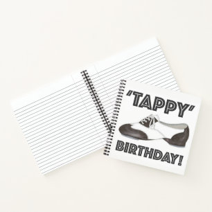 Carnet Tappy Joyeux Anniversaire Tap Dance Enseignant Tap