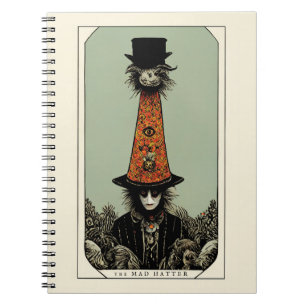 Carnet Tarot Vintage Whimsical Hatter Inspiré