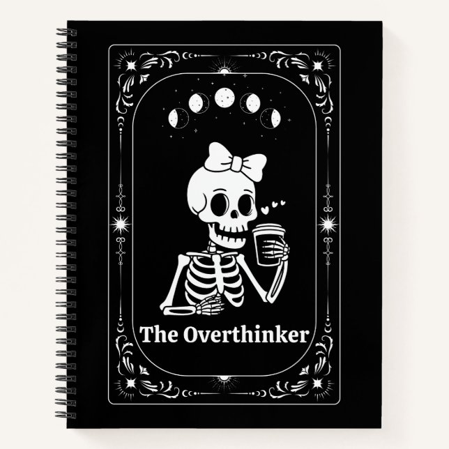 Carnet Tarot Whimsy Goth Zodiaque Sorcière Amateur de Caf (Devant)