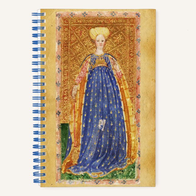 CARNET TAROTS ANCIENS/ PAPIER ET PAGE DE WANDS PARCHEMENT (Recto)