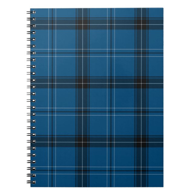 Carnet Tartan Bleu Ramsay Écossais (Devant)