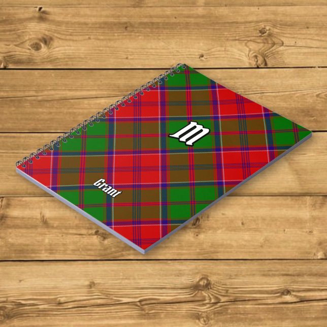 Carnet Tartan Clan Grant (Créateur téléchargé)