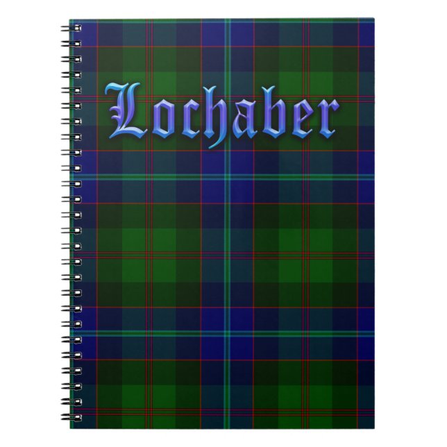 Carnet Tartan de secteur de Lochaber (Devant)