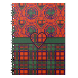 Carnet Tartan écossais de kilt de plaid de clan de Conle