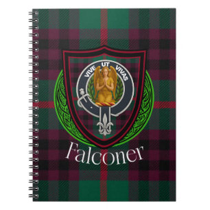 Carnet Tartan et blason du clan écossais Falconer