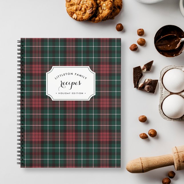 Carnet Tartan | Recette personnalisée (Créateur téléchargé)