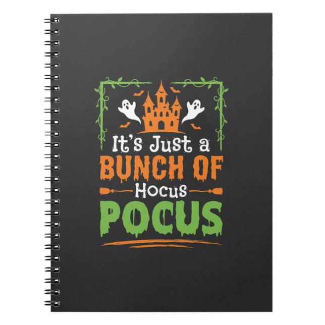Carnet Tas de tours de magie d'Halloween (Devant)