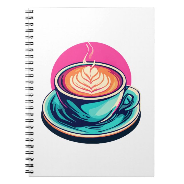 Carnet Tasse de café cappuccino (Devant)
