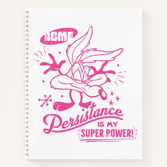 Carnet Tasty Retro WILE E. COYOTE™ (Devant)