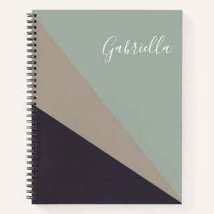 Carnet Taupe terrestre et mesure géométrique personnalisé