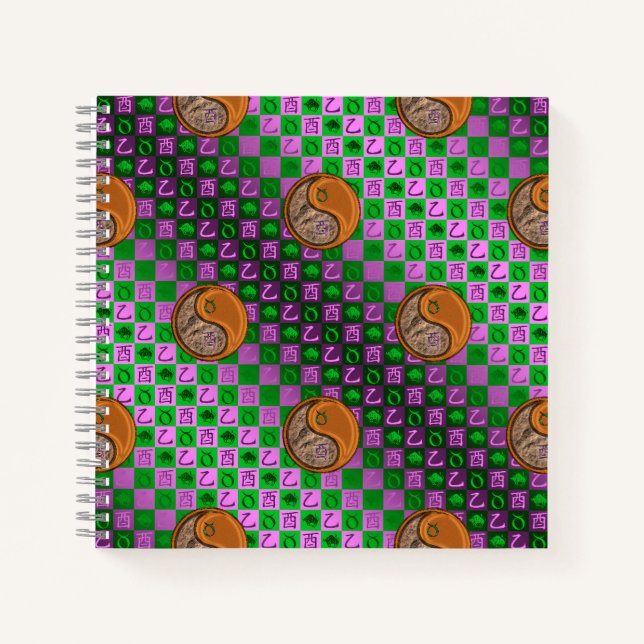 Carnet Taureau & Coq de Bois (Devant)