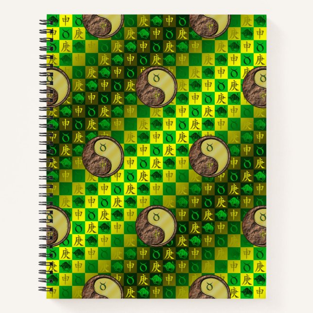 Carnet Taureau & Singe de Métal (Devant)