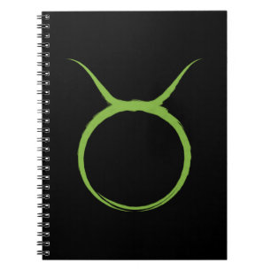 Carnet TAUREAU Taureau Vert Astrologie Zodiaque Avril Mai