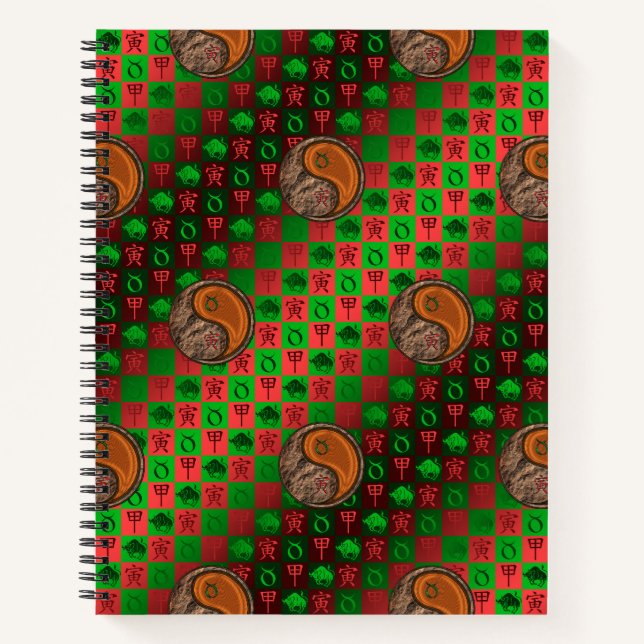 Carnet Taureau & Tigre de Bois (Devant)