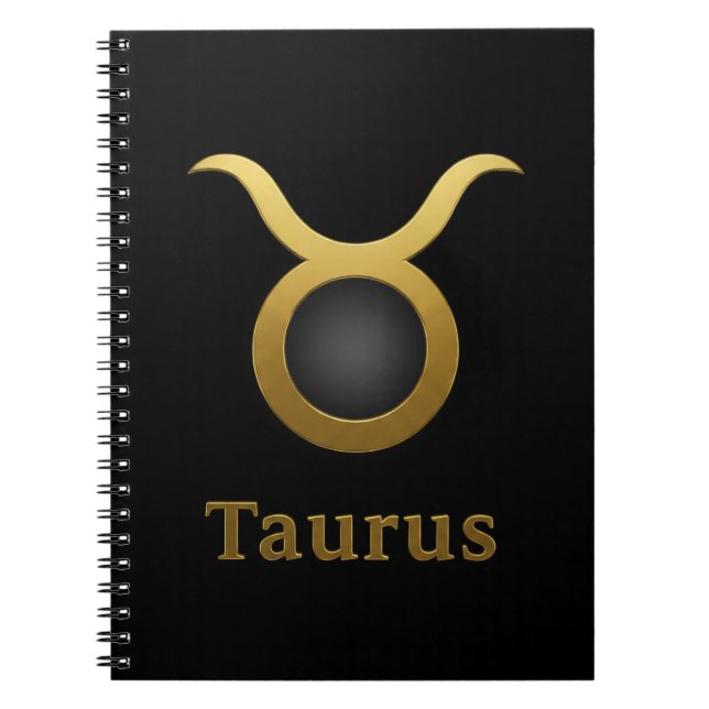 Carnet Taurus Zodiac / Cuaderno Símbolo de Tauro (Devant)