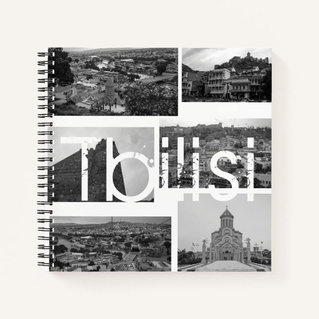 Carnet Tbilissi Georgia Architecture City Collage (Devant)