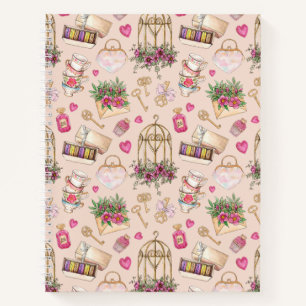 Carnet Tea Party Blush moderne