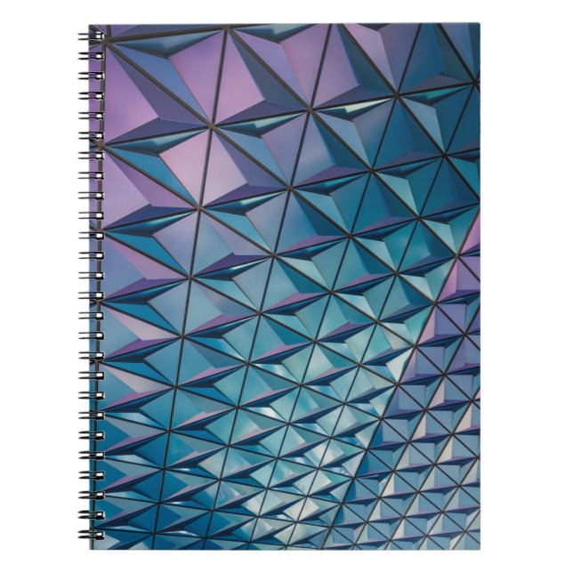 Carnet Teal and pink artwork (Devant)