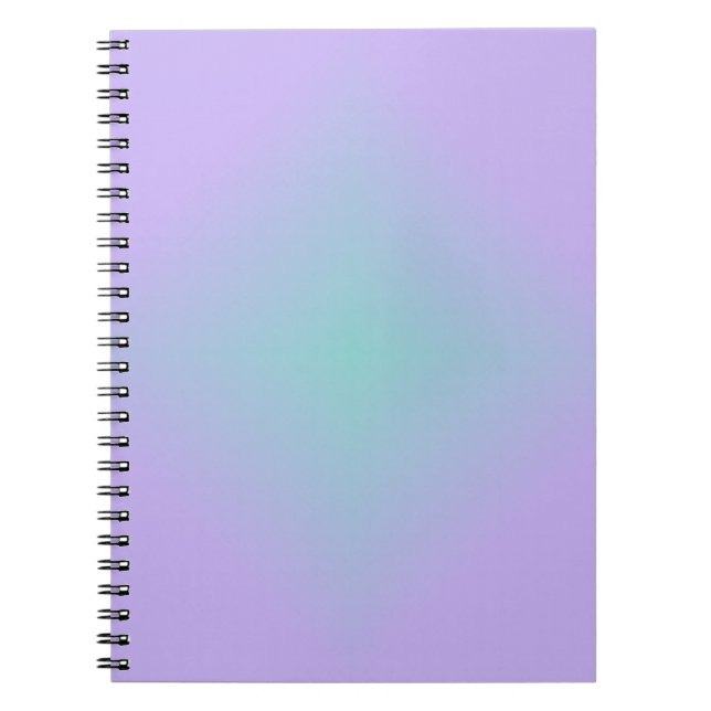 Carnet Teal Lavender Glow (Devant)