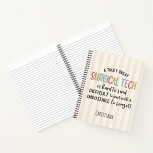 Carnet Tech Chirurgical Technologue ou technicien en ch