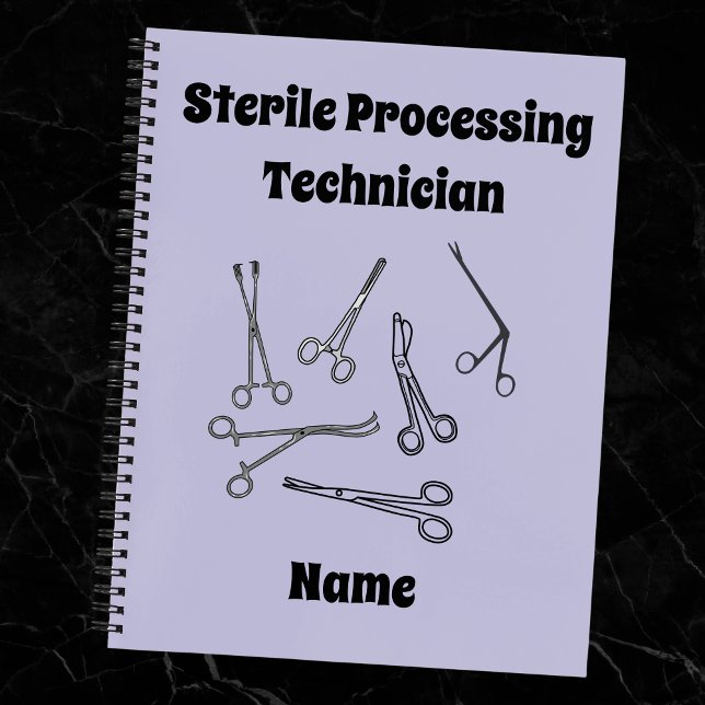 Carnet Technicien de traitement stérile (Créateur téléchargé)