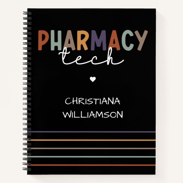 Carnet Technicien en pharmacie sur mesure (Devant)