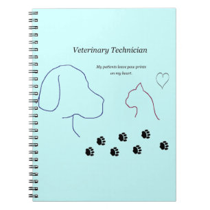 Carnet Technicien vétérinaire - empreintes de pattes su