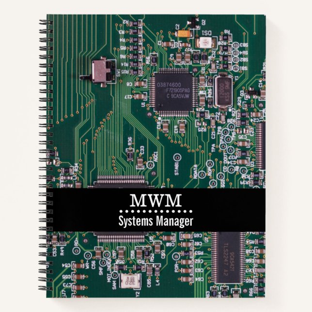 Carnet Technologie informatique de carte mère (Devant)