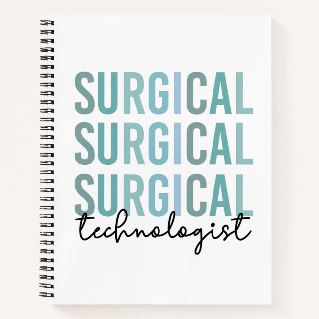 Carnet Technologue chirurgical Technique chirurgicale Tec (Devant)