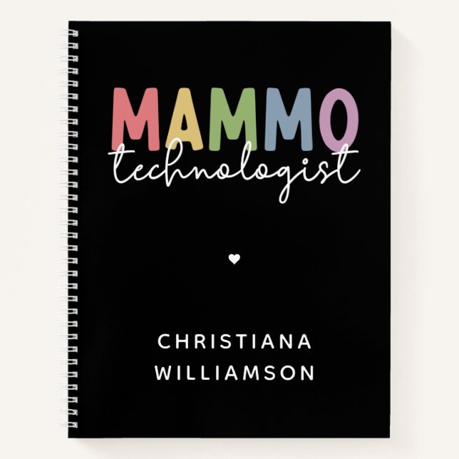 Carnet Technologue en mammographie personnalisée Technici (Devant)