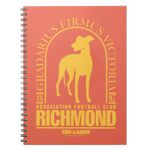 Carnet Ted Lasso AFC Richmond Gold Arched Logo